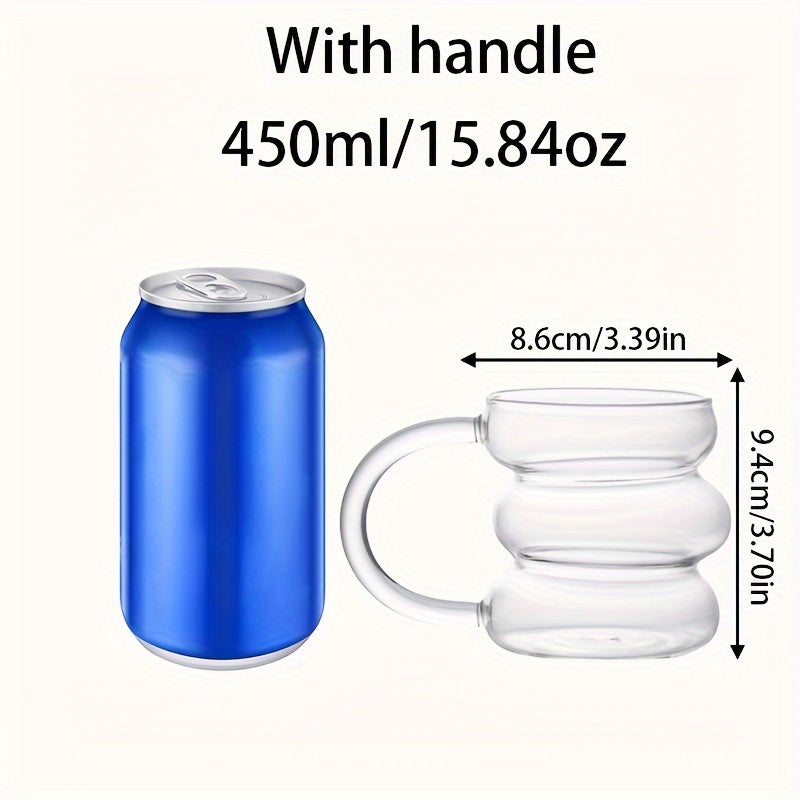 1pc High Borosilicate Irregular for CATERPILLAR Coffee Cup