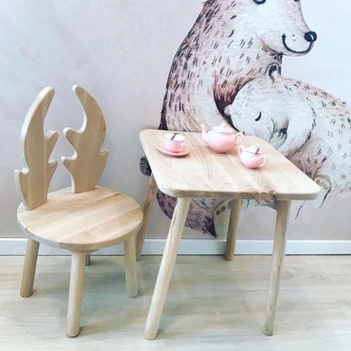 Handmade Beech Kids Table