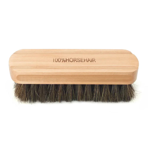 Multifunctional Genuine Horsehair Wooden Brush Car Detailing Polishing