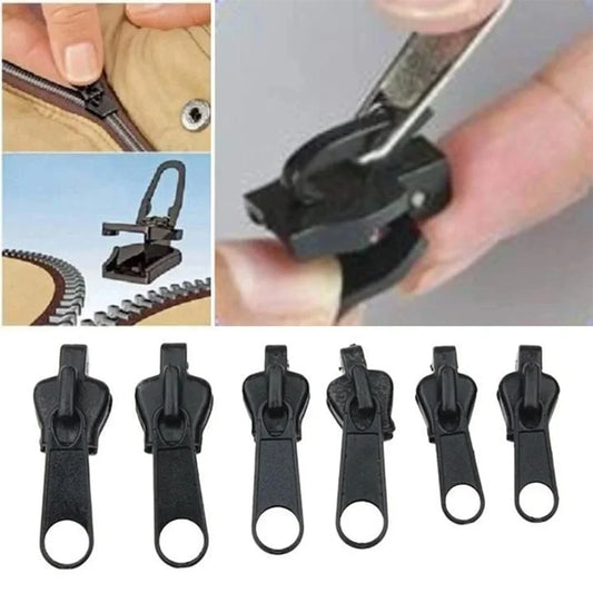 3 Sizes Universal Instant Fix Zipper Repair Kit Replacement Zip Slider