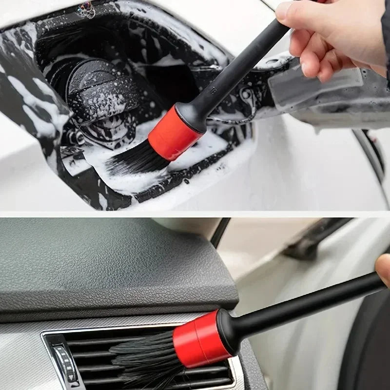 6Pcs Car Wash Care Detailing Brush Set,for cleaning wheels,