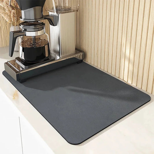 Super Absorbent Anti-slip Coffee Dish Large Kitchen Absorbent Draining