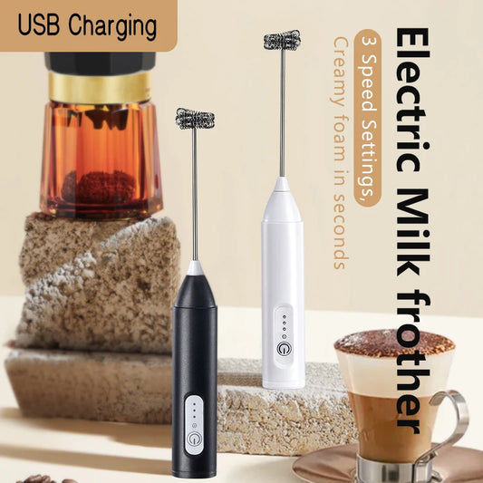 Wireless Milk Frothers Electric Recharge Handheld Blender Electrical