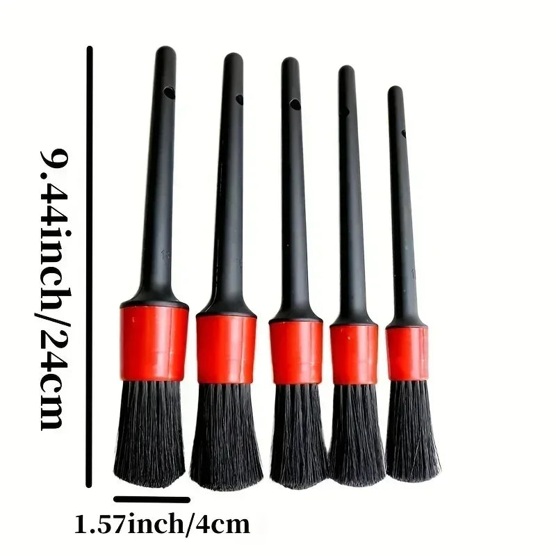 6Pcs Car Wash Care Detailing Brush Set,for cleaning wheels,